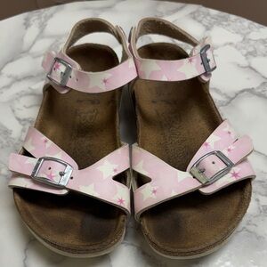 Birki girls pink sandals